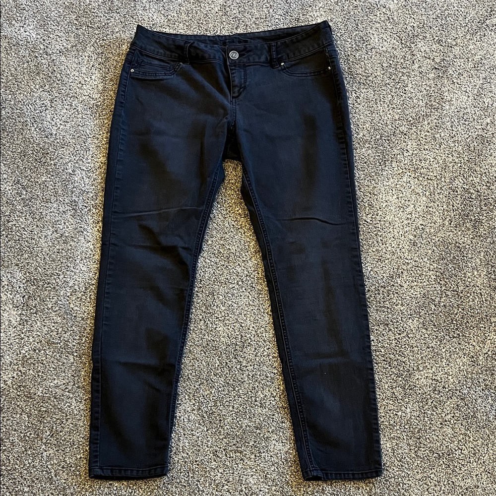 Maurices black washed Skinny Jeans